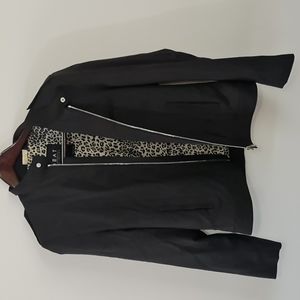 Vintage style men's black zipup jacket by Zara